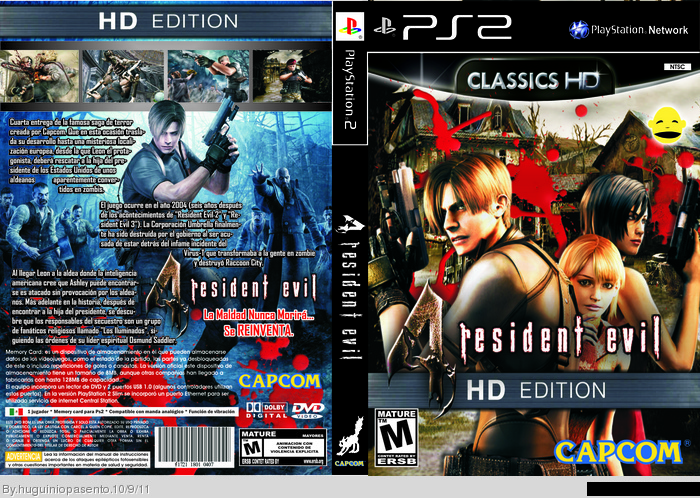 Resident Evil 4 V2 (Cover Art Only) No Game Included 13388410132