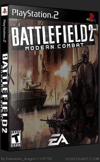 tall Interconnect graphic Battlefield 2: Modern Combat PlayStation 2 Box Art Cover by hawaiian_dragon