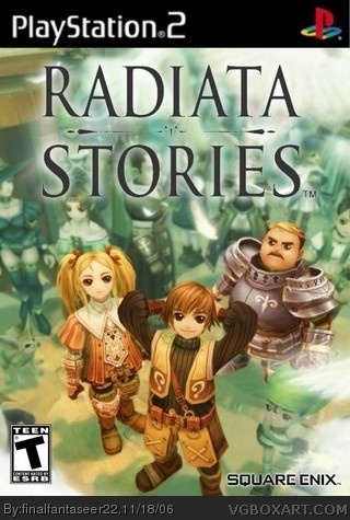 Radiata Stories PlayStation 2 Box Art Cover by finalfantaseer22