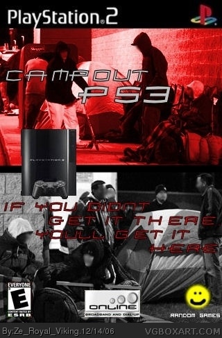 Campout: PS3 box cover