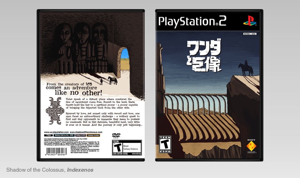 Shadow of the Colossus PlayStation 2 Box Art Cover by finalfantaseer22