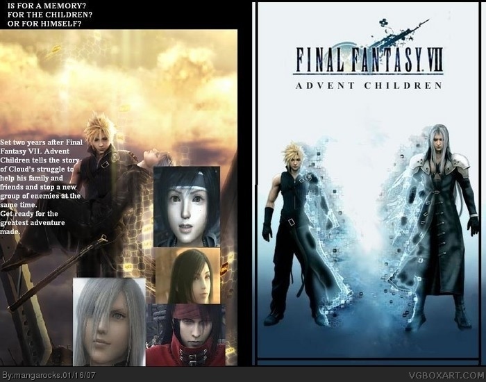 Final Fantasy VII: Advent Children box art cover