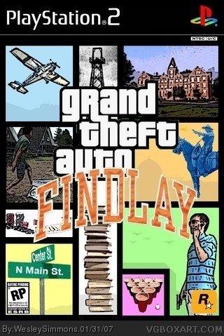 Grand Theft Auto San Andreas PlayStation 2 Box Art Cover by Gobo1