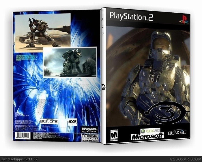køn Editor Vent et øjeblik Halo 3 PlayStation 2 Box Art Cover by crazchippy