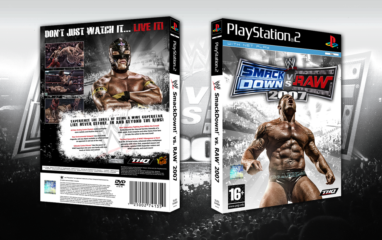 Smackdown vs raw 2007. WWE SMACKDOWN vs Raw ps2 обложка. SMACKDOWN vs Raw ps3 2007 Cover. WWE SMACKDOWN! Vs. Raw Cover.