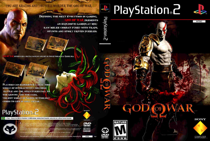 God of War - PS2 PlayStation 2 Box Art Cover by ayrton carlos