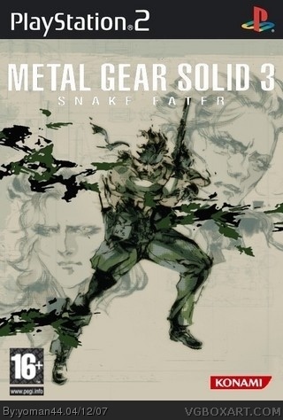 Metal Gear Solid 3: Snake Eater PlayStation 2 Box Art Cover by [Deleted]