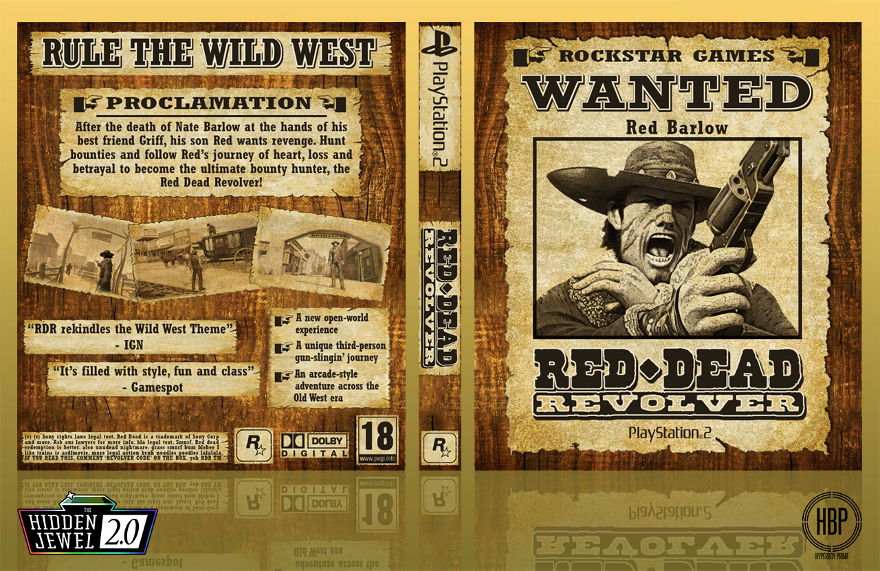 Red Dead Revolver box cover