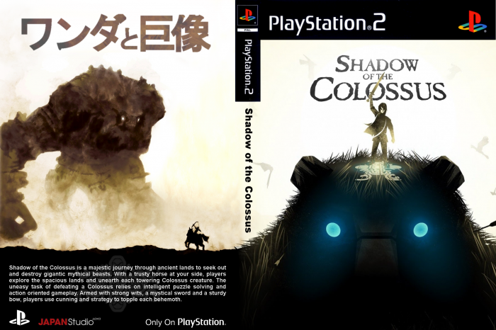Shadow of the Colossus PlayStation 2 Box Art Cover by finalfantaseer22
