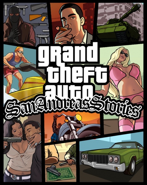 GTA San Andreas Stories box art cover