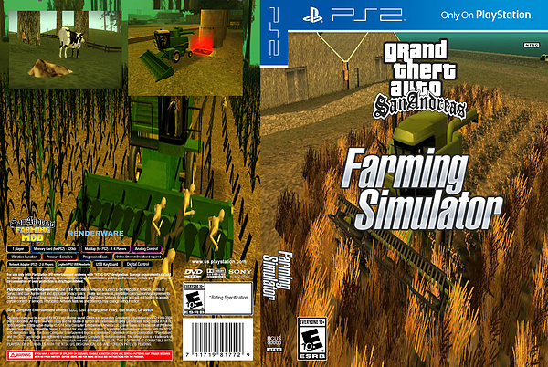 GTA San Andreas Farming Simulator box cover
