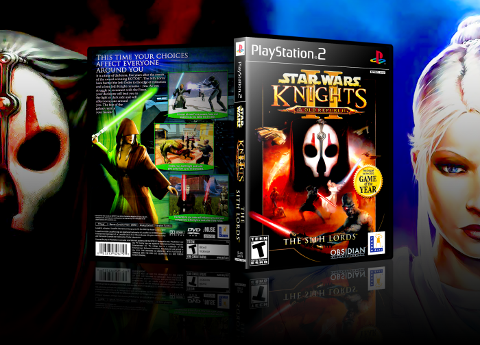 Star Wars: Knights of the Old Republic II: The Sith Lords box art cover