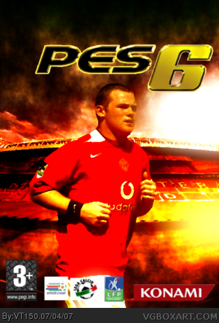 Pro Evolution Soccer 6 box cover