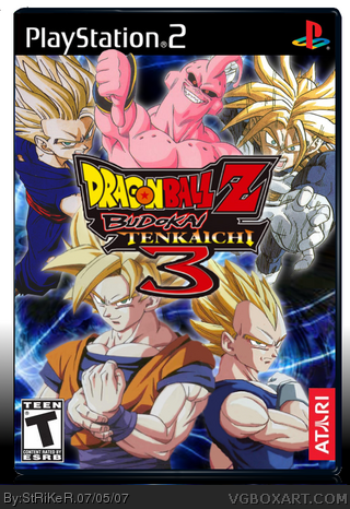 Dragon Ball Z: Budokai Tenkaichi 3 Wii Back cover