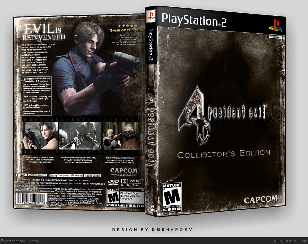 Ps4 игры resident evil. Resident Evil 4 PLAYSTATION 1. Resident Evil 4 Box. Resident Evil 4 ps2 диск. Resident Evil 4. подарочное издание.