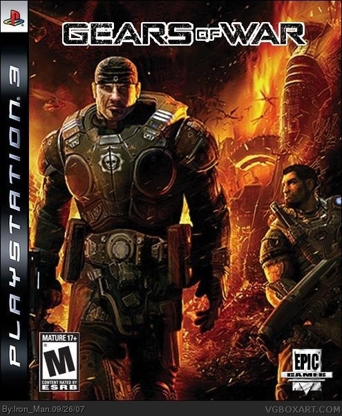 Gears of War PlayStation 3 Box Art Cover by Iron Man
