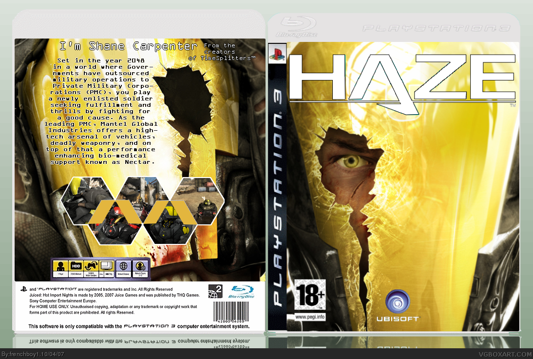 HAZE box cover