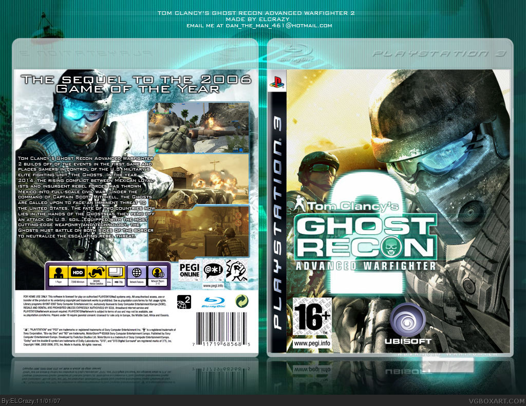 Tom Clancy's Ghost Recon: Advanced Warfighter 2 box cover