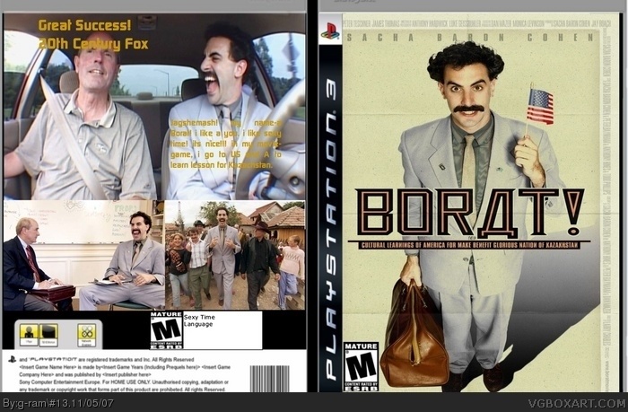 Borat: the Moviegame box art cover