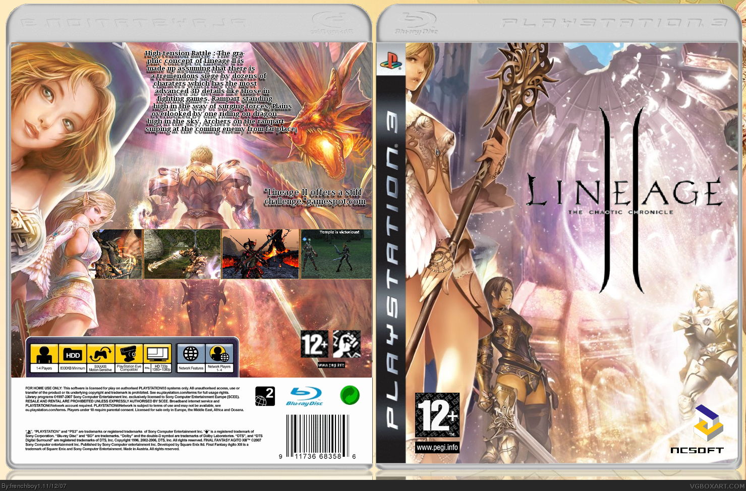 Lineage II : The Chaotic Chronicles box cover