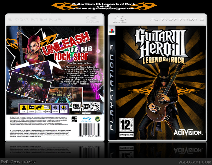Guitar Hero III box art cover