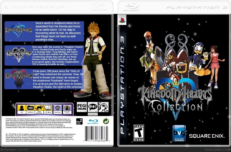 The Kingdom Hearts Collection box cover
