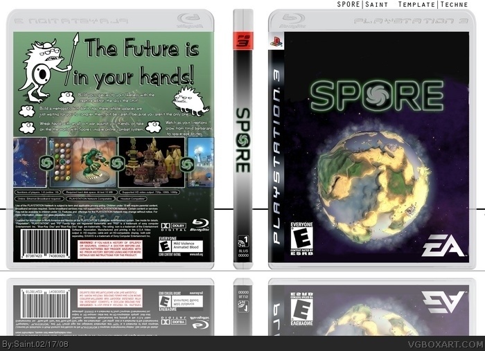 Spore PlayStation Box Art Cover by Saint