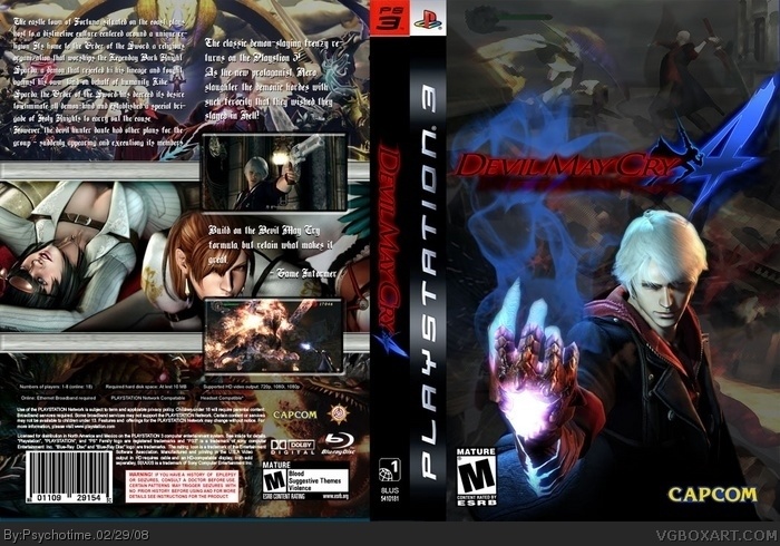 Devil May Cry 4 PC Box Art Cover by AnimeKunX7