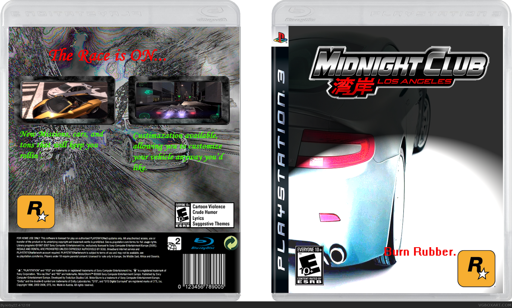 Midnight Club: Los Angeles box cover