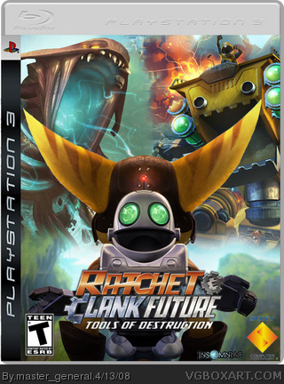 Ratchet and Clank Future: Tools of Destruction box cover