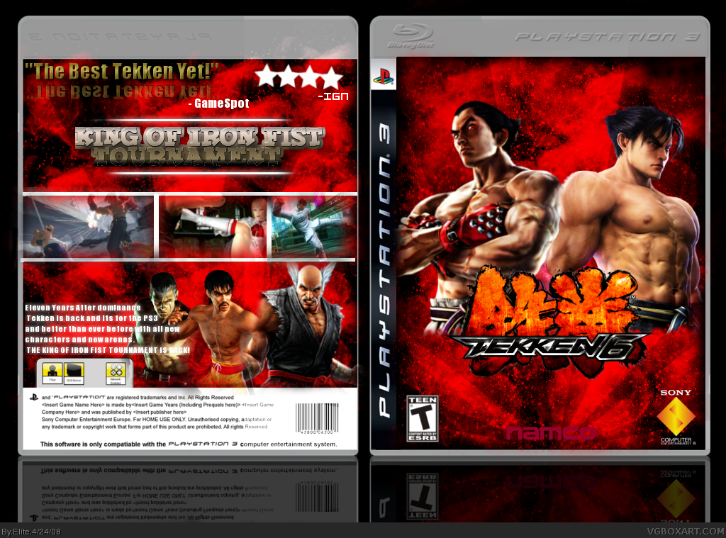 Viewing full size Tekken 6 box cover