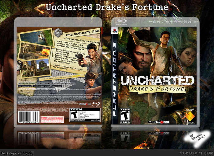 Uncharted: Drake's Fortune box art cover