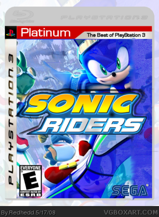 Sonic Riders PS3 box cover