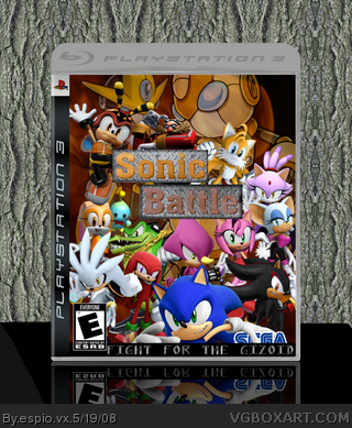 Sonic Battle: Fight for the Gizoid box art cover
