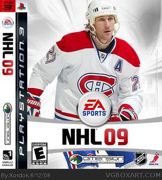 NHL 09 box cover