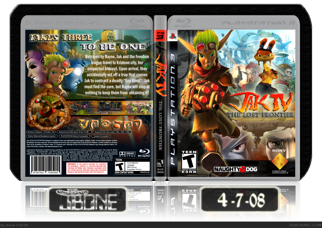 Jak IV: The Lost Frontier box cover