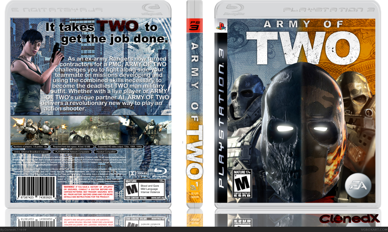 Army  Of  Two box cover