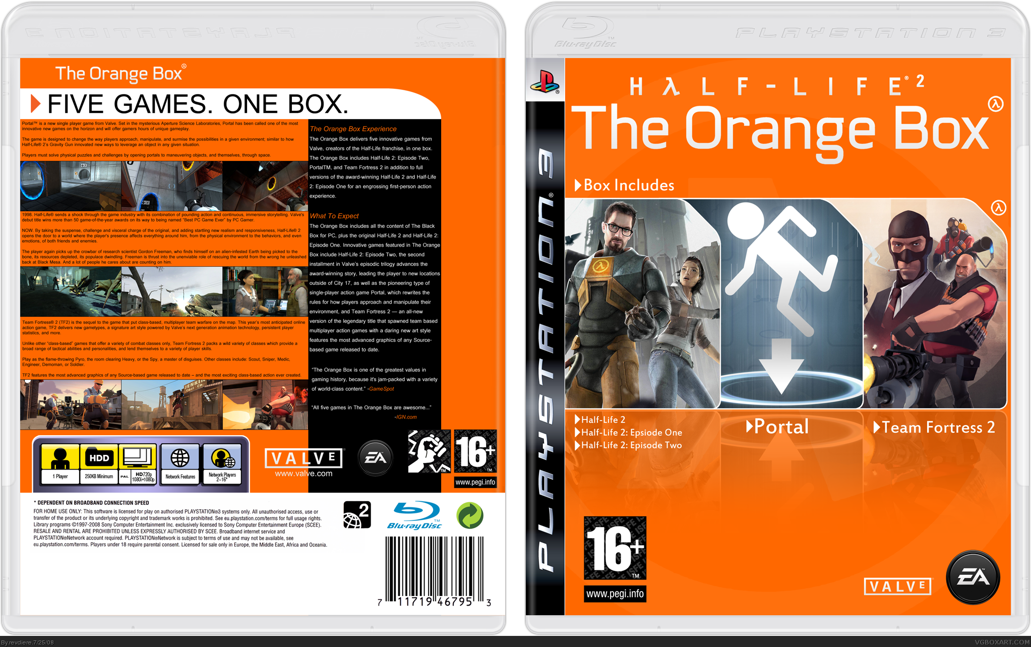 Viewing full size The Orange Box box cover by revdiere [ Back ]