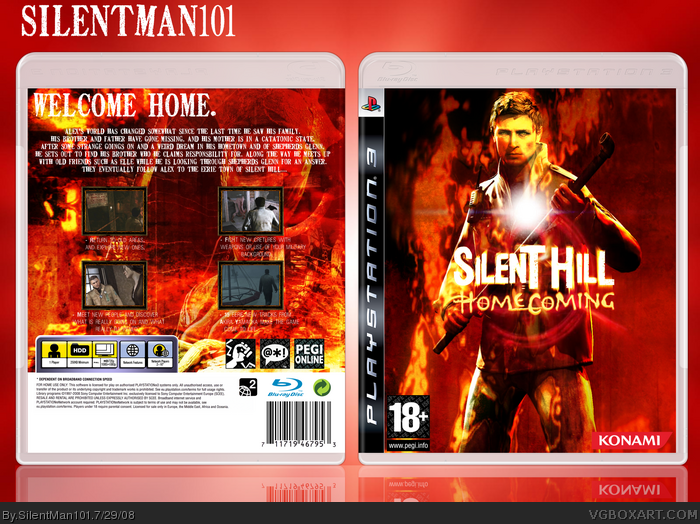 Silent Hill 5 box art cover
