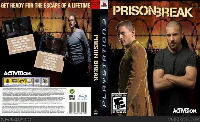 Prison Break: The Game box art cover
