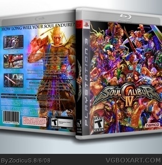 Soul Calibur IV PlayStation 3 Box Art Cover by ZodicuS