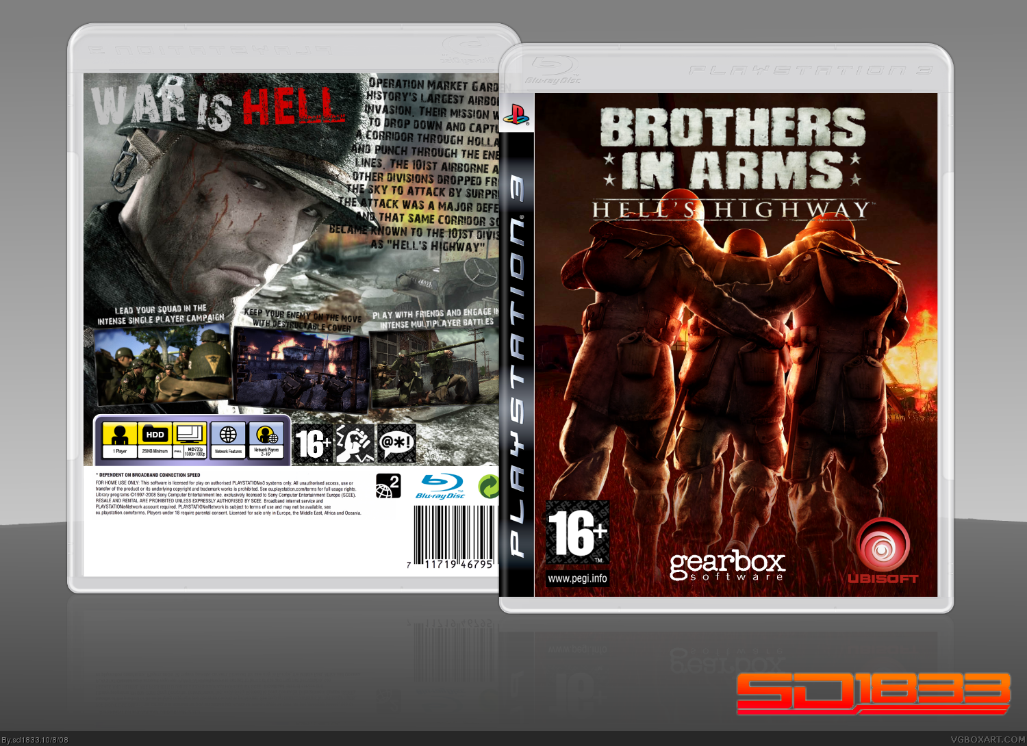 Brothers In Arms: Hell's Highway box cover