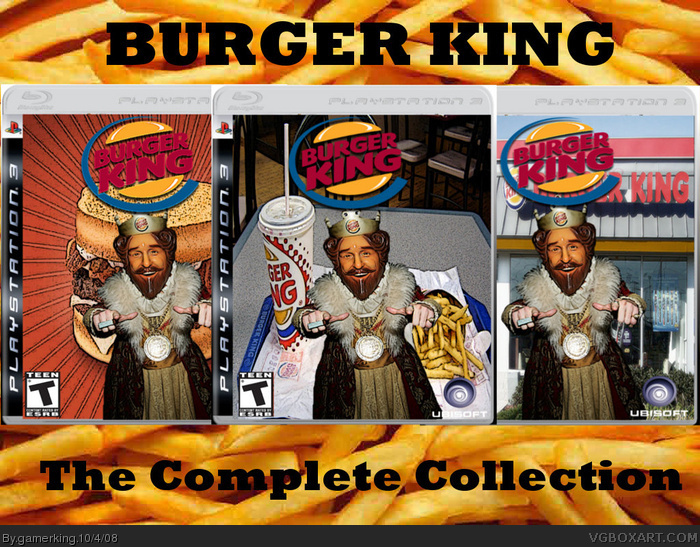 Burger King box art cover