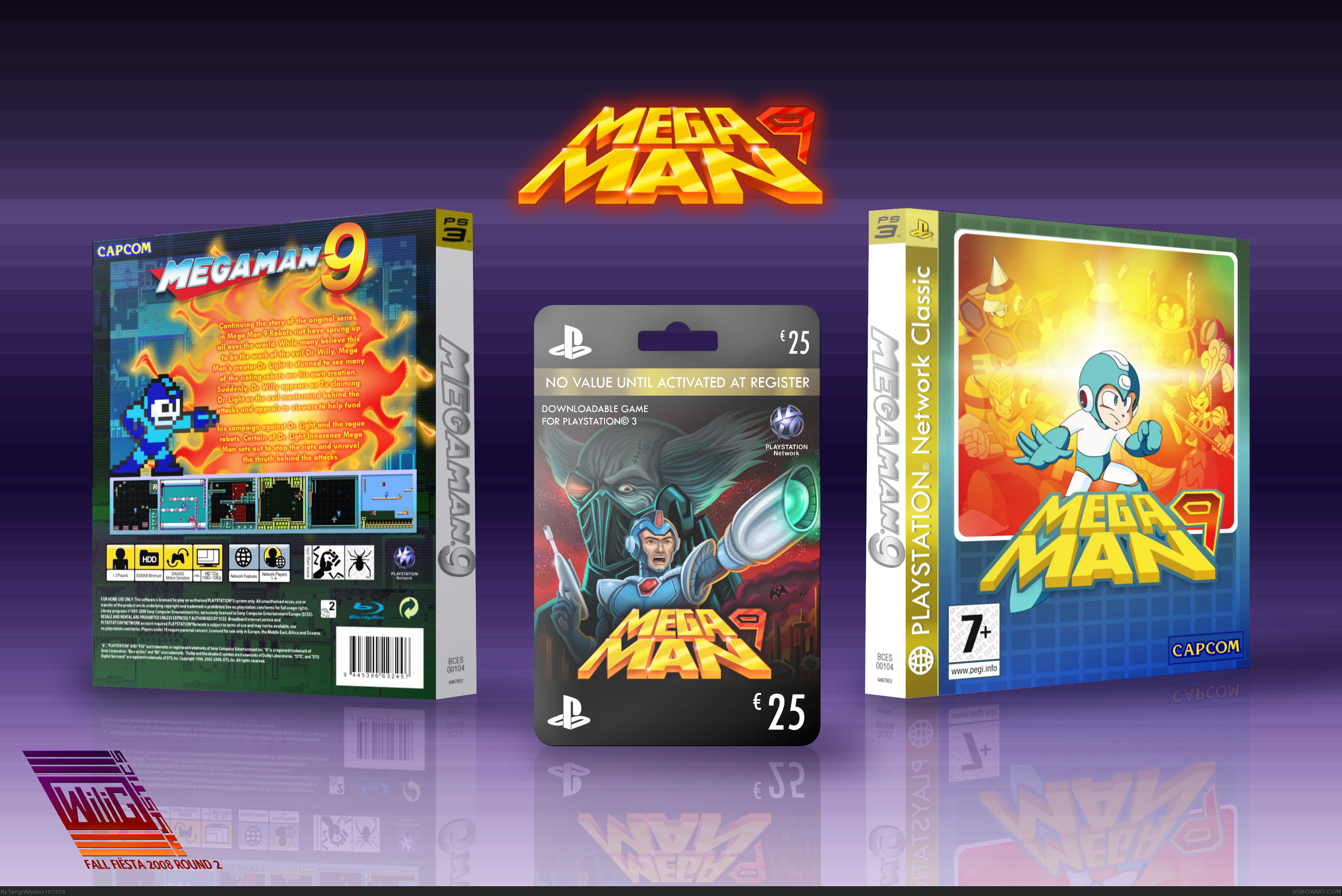 Mega Man 9 box cover