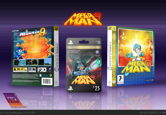 Mega Man 9 box art cover