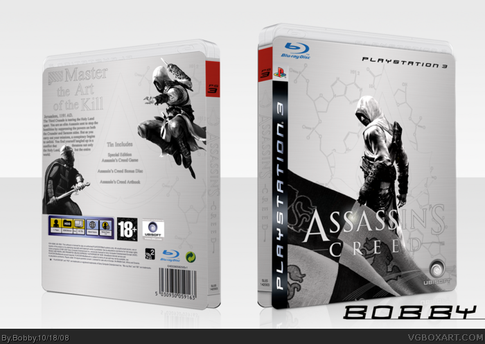 Assassin's Creed PlayStation 3 Box Art Cover by Blairy_boy