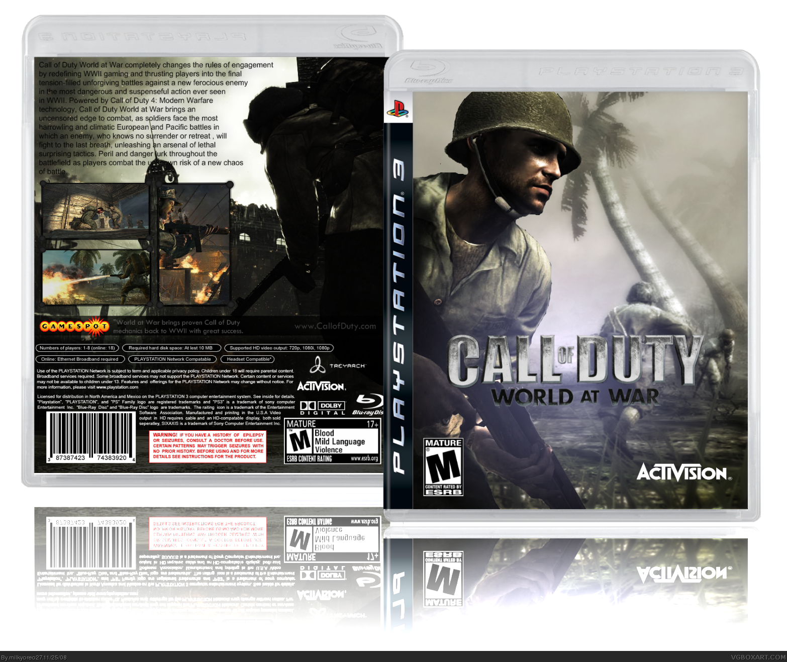 Call of Duty World at war2 PS 3. Кал оф дьюти пс5