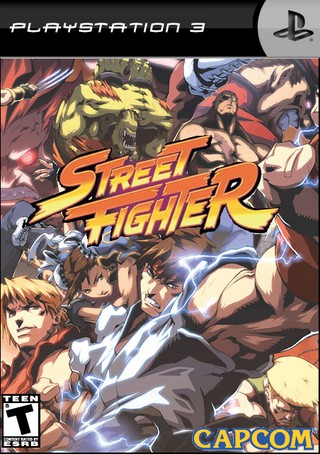 Street Fighter PlayStation 3 Box Art Cover by FULLYLOADED