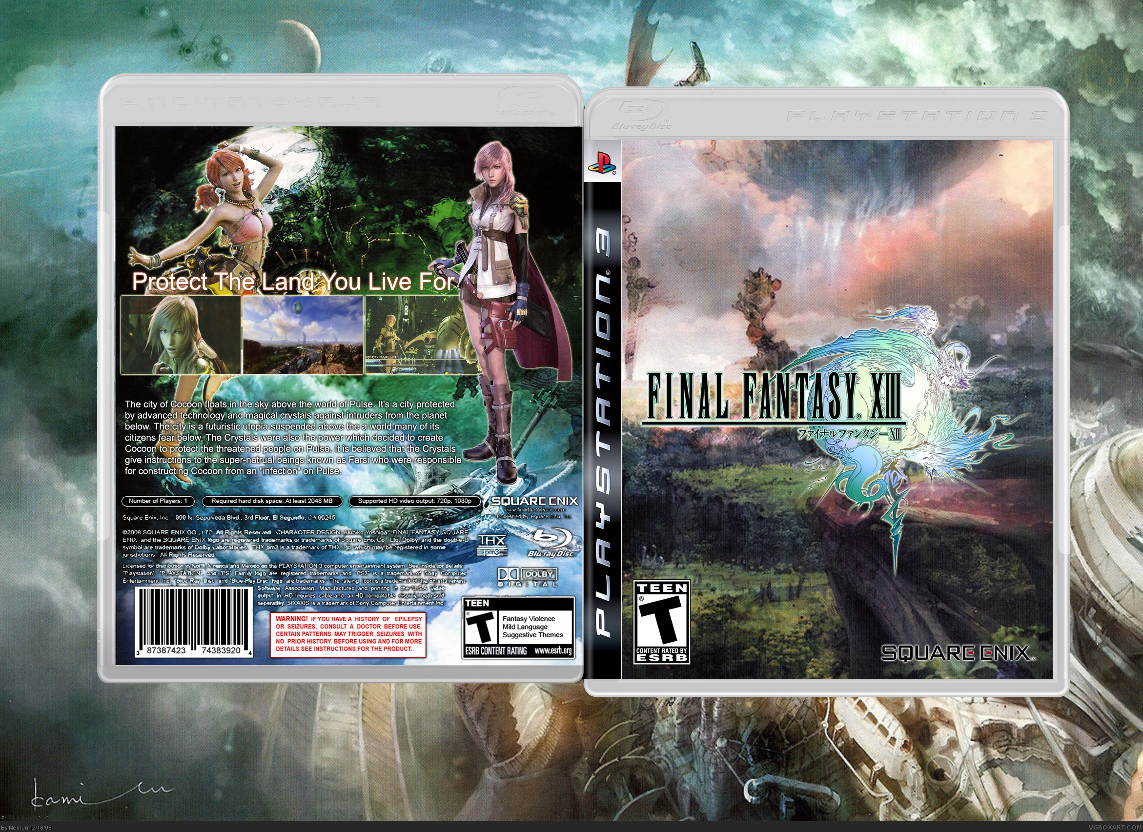 Viewing Full Size Final Fantasy Xiii Box Cover 4472