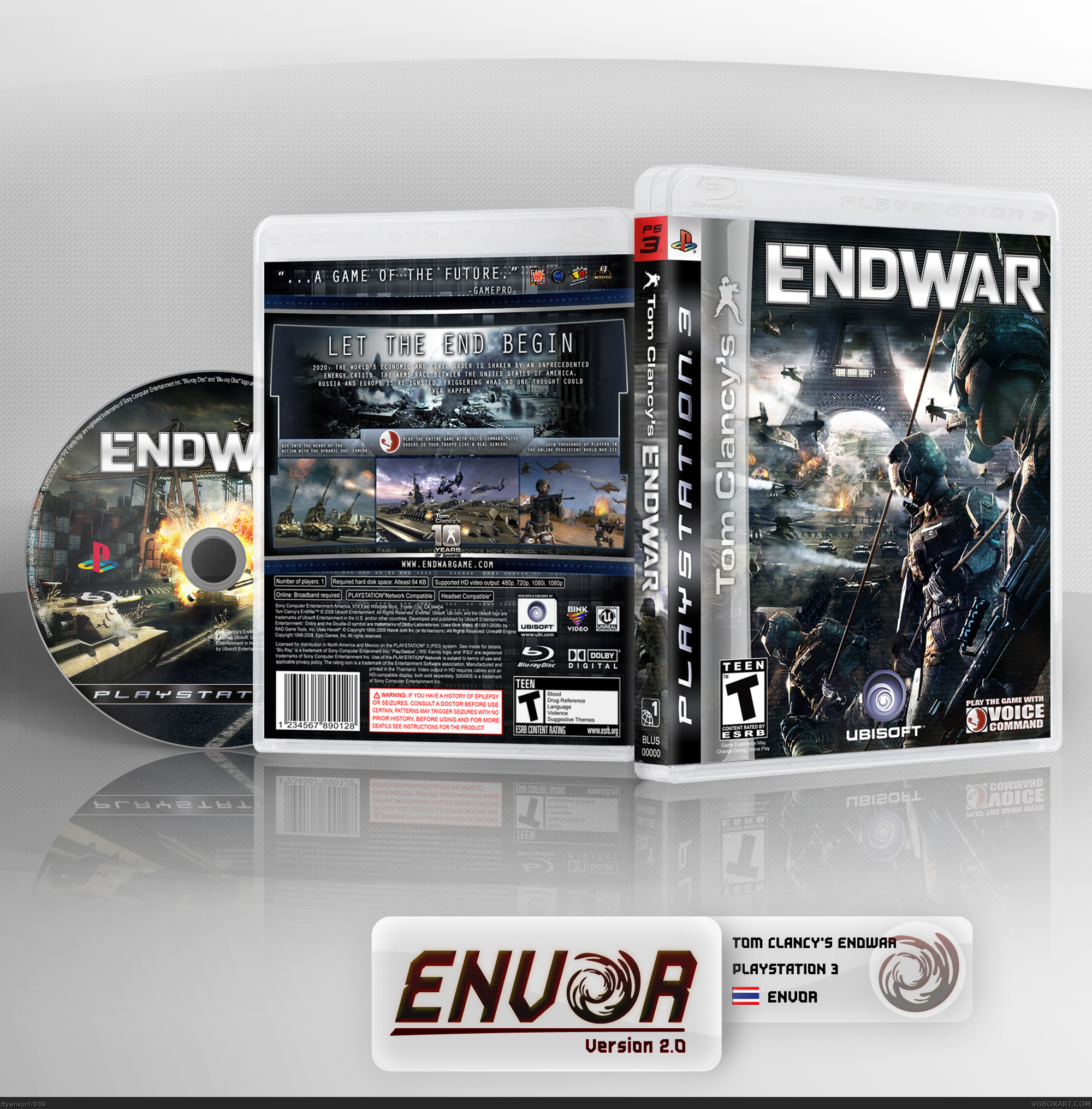 Viewing full size Tom Clancy's EndWar box cover